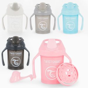 لیوان آبخوری +4 ماه دسته دار 230 میل توئیست شیک