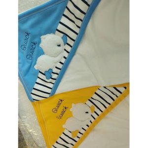 حوله کلاهدار نوزاد طرح اردک گای ب ب