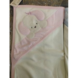 حوله کلاهدار نوزاد طرح سگ گای ب ب