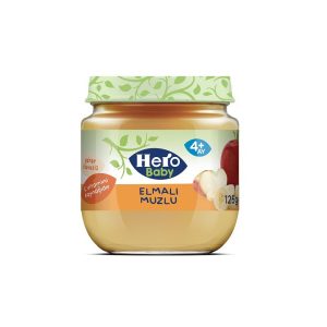 پوره سیب و موز هیرو بیبی +4 ماه