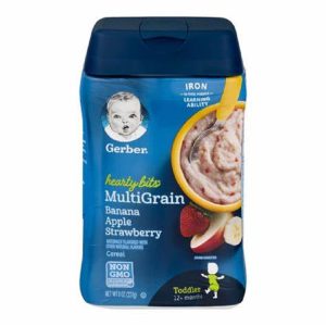 سرلاک مولتی غلات همراه باموز، سیب و توت فرنگی گربر +12 ماه