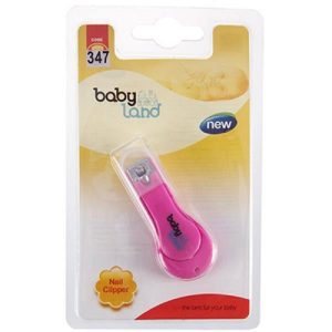 ناخن گیر کودک بیبی لند رنگ صورتی