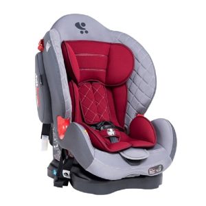 صندلی ماشین ایزوفیکس دار 0-25کیلو مدل آرتور طوسی  قرمز لورلی