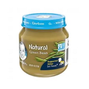 پوره لوبیاسبز +4 ماه گربر