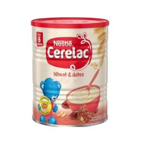 سرلاک گندم و خرما با شیر +6ماه نستله 400 گرمی