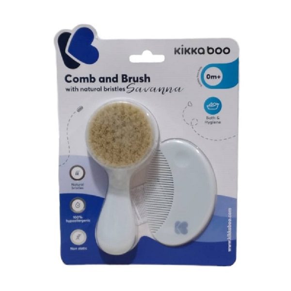 kikkaboo Blue brush and comb