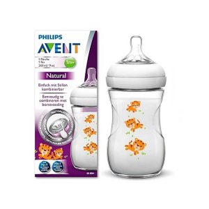 شیشه شیر طرح ببر 260 میل طلقی فیلیپس اونت