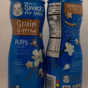 پاف +8 ماه گربر با طعم وانیل