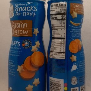 پاف +8 ماه گربر با طعم سیب زمینی شیرین