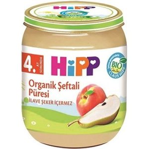 پوره میوه 125 گرمی هیپ با طعم هلو گلابی