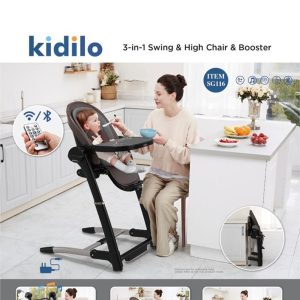 صندلی غذا 3 کاره کیدیلو مشکی