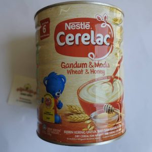 سرلاک نستله قوطی 500 گرمی با طعم گندم و عسل بالای 6 ماه