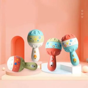 جغجغه عروسکی دمبلی چرخشی