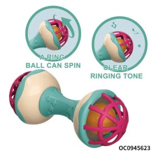 جغجغه عروسکی دمبلی رنگی