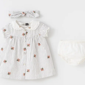 پیراهن طرح آوا  ایندیگو 14168