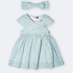 پیراهن طرح گلدیس ایندیگو 141551