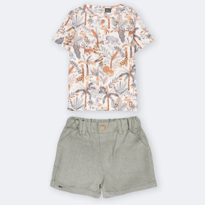 بلوز و شلوارک پسرانه کوین ایندیگو 142331