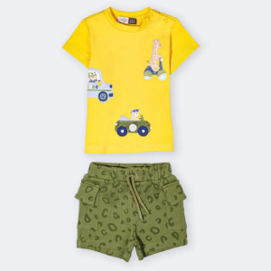 تی شرت و شلوارک پسرانه رالی ایندیگو 14228