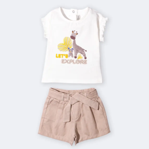 بلوز و شلوارک دخترانه اکسپلور ایندیگو 14125