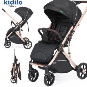 کالسکه دسته دوطرفه Z8 کیدیلو رنگ مشکی