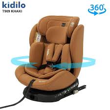 صندلی ماشین 360 درجه کیدیلو مدل T909 رنگ قهوه ای